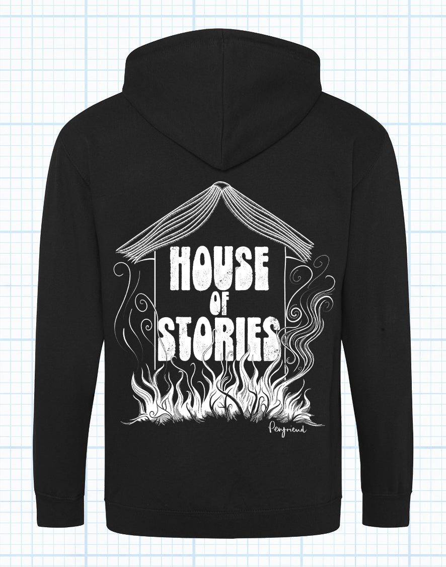 * 9 LEFT * House Of Stories Zip Up UNISEX Hoodie
