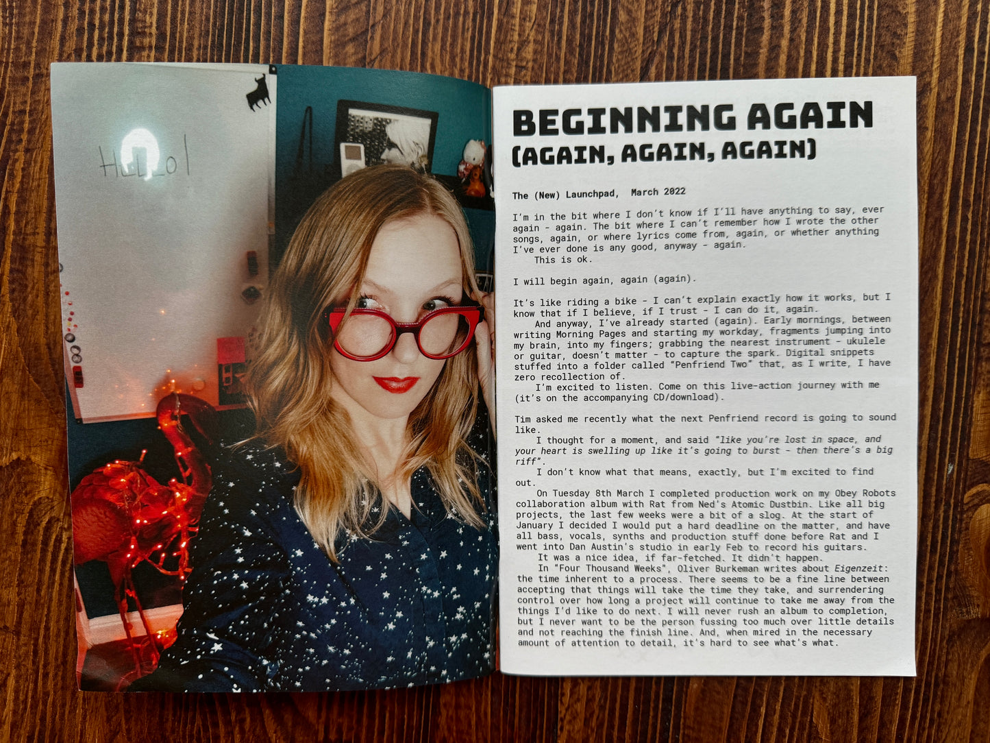 Correspondent's Club #7 - March 2022 - CD + Zine