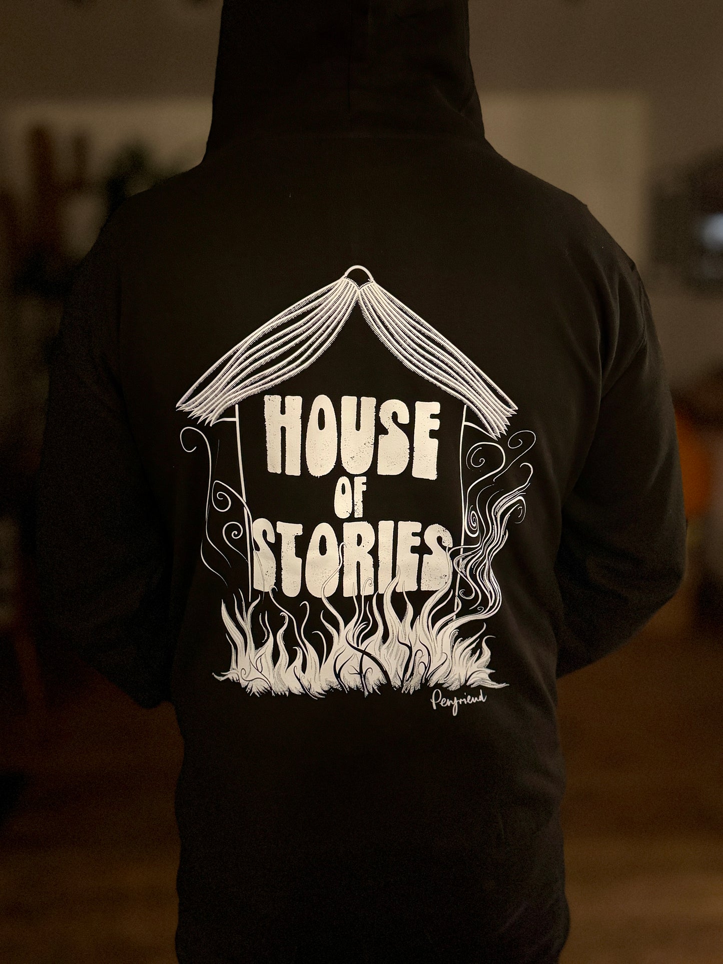 * 9 LEFT * House Of Stories Zip Up UNISEX Hoodie