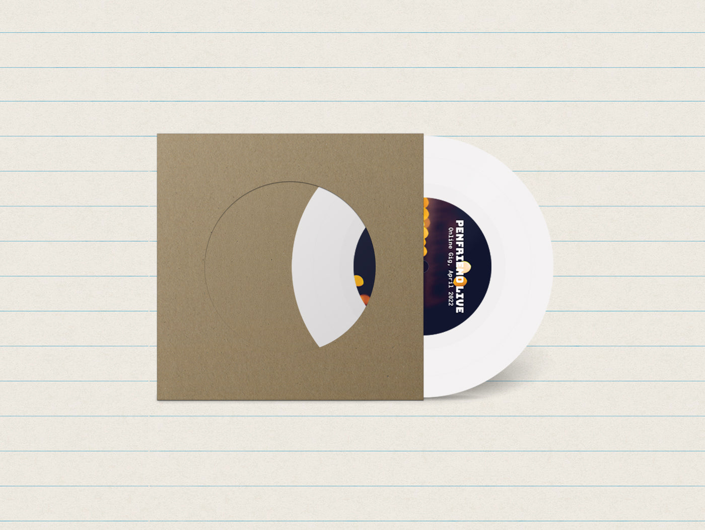 Super rare white vinyl effect CD - "Exotic Monsters" live June 2022