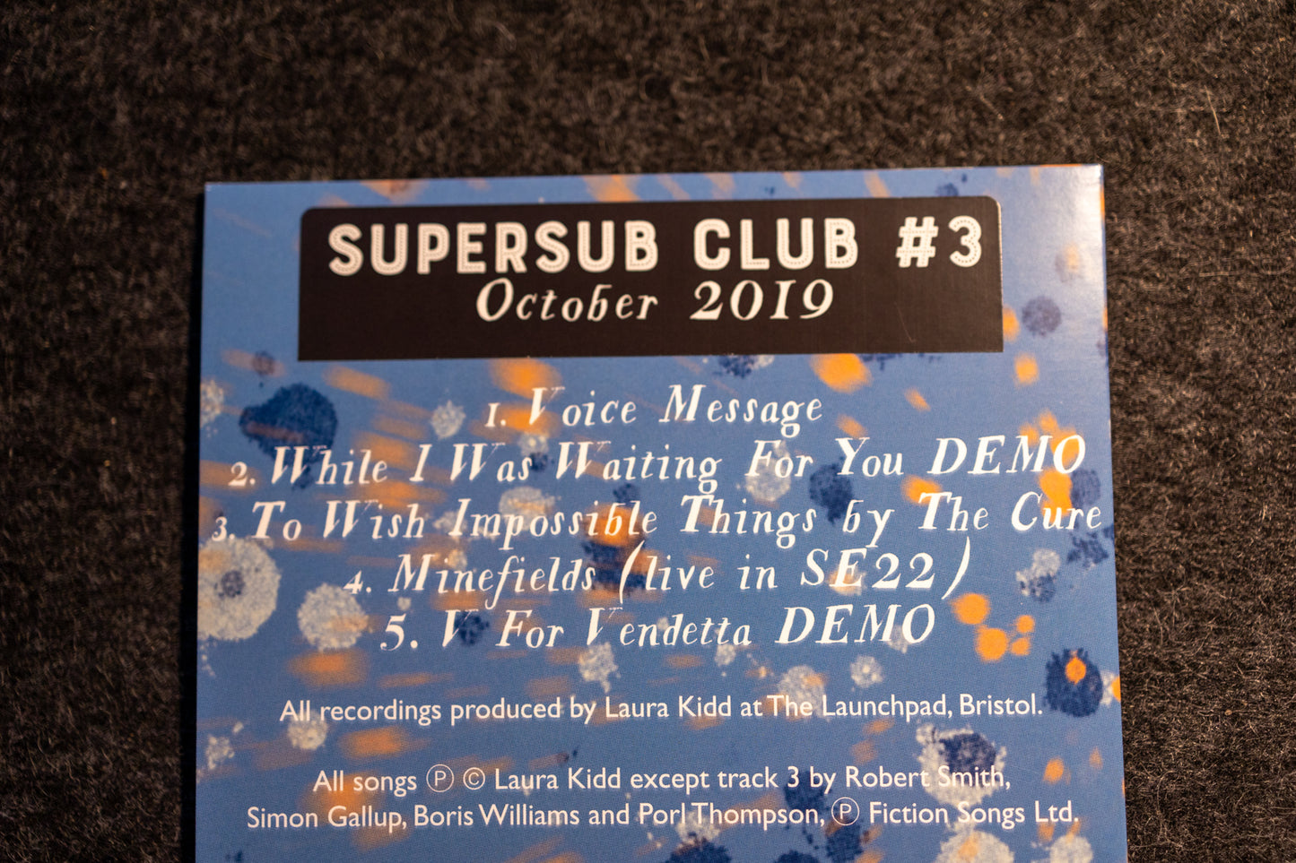 Supersub Club #3 - October 2019 - CD + Zine