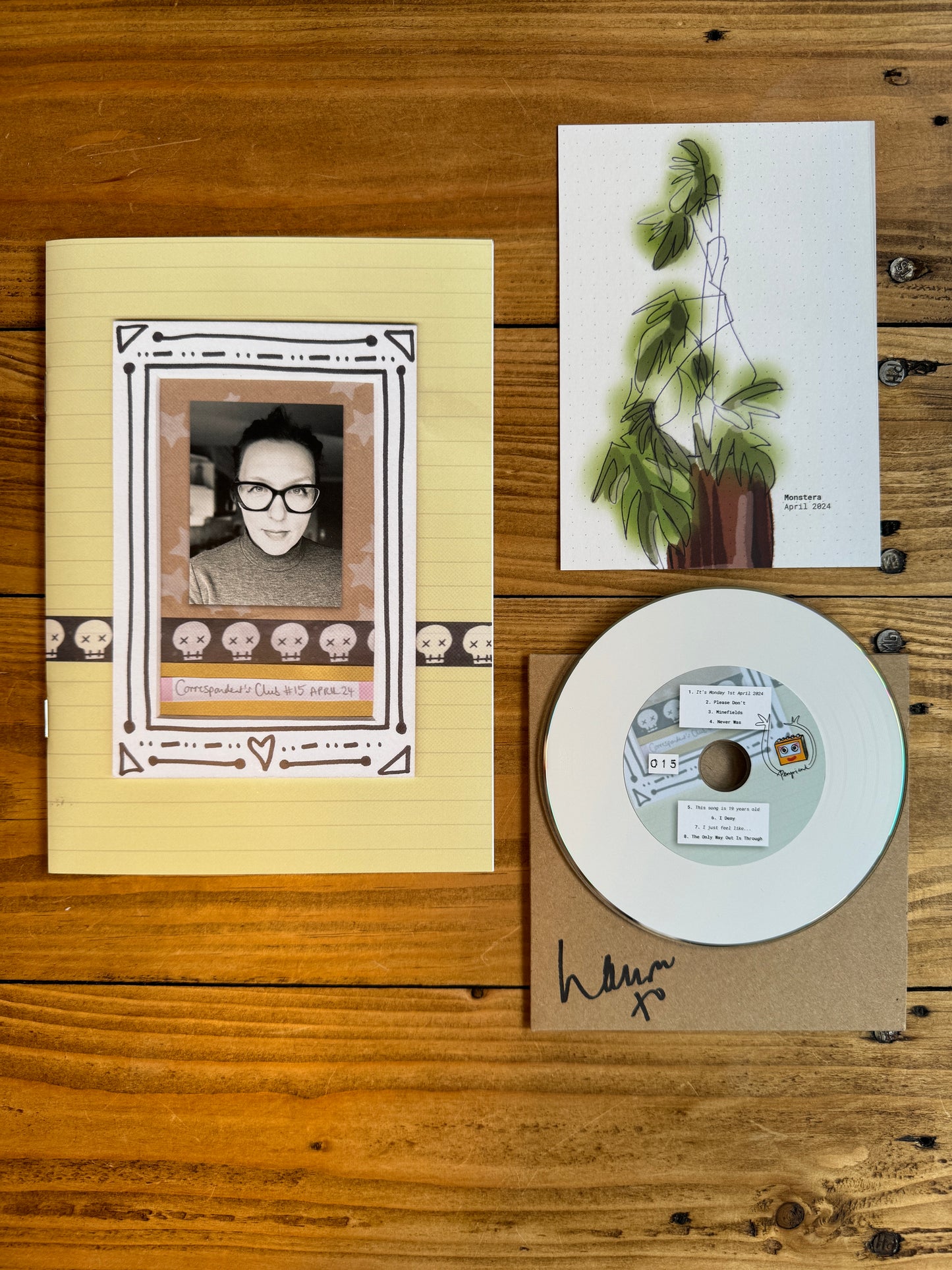 Correspondent's Club #15 - April 2024 - CD + zine