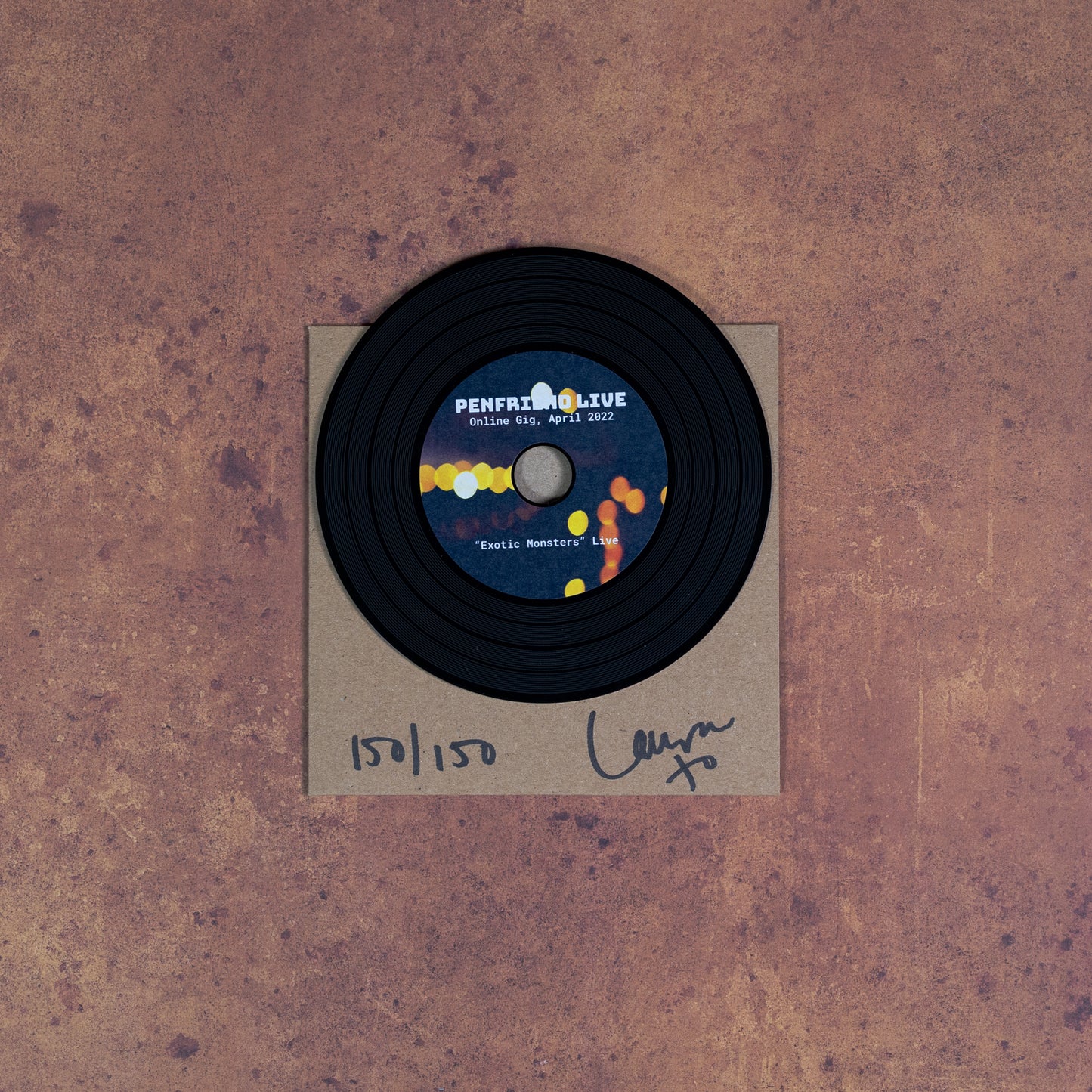 "Exotic Monsters" Live June 2022 - rare signed black vinyl effect CD