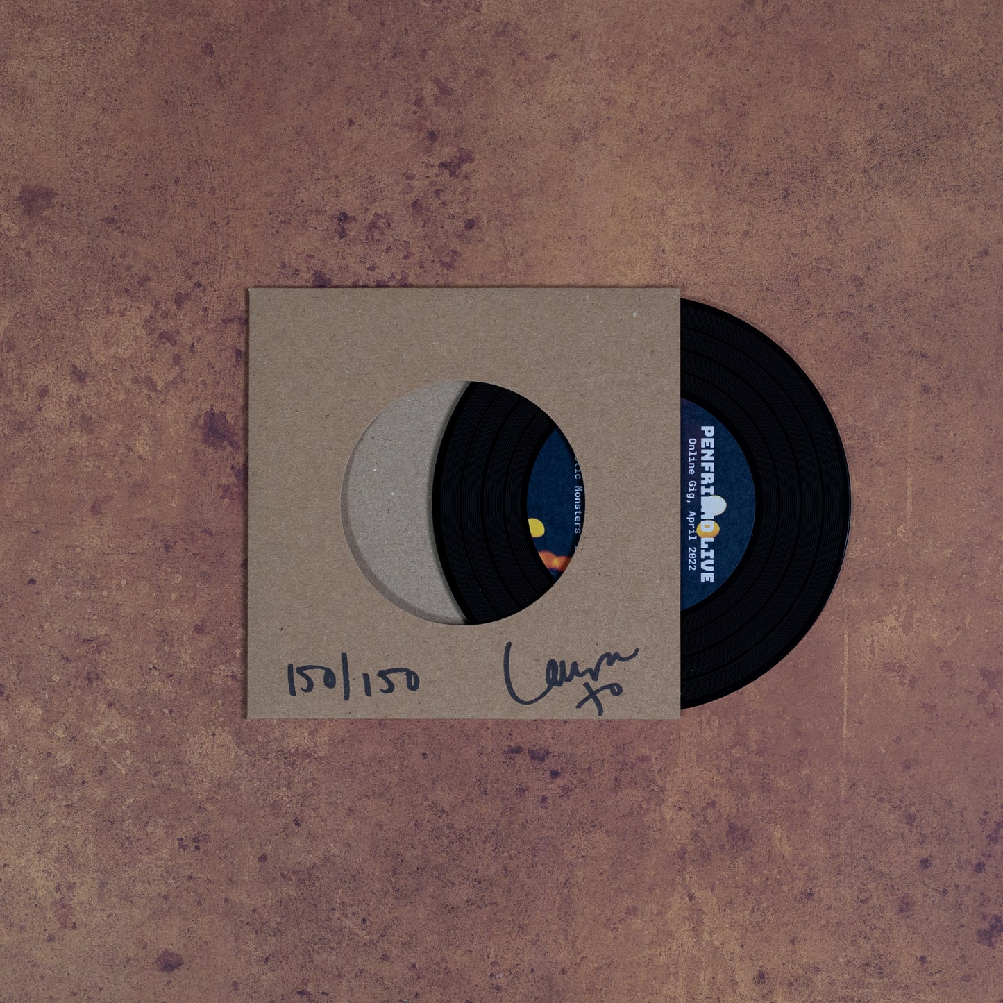 "Exotic Monsters" Live June 2022 - rare signed black vinyl effect CD