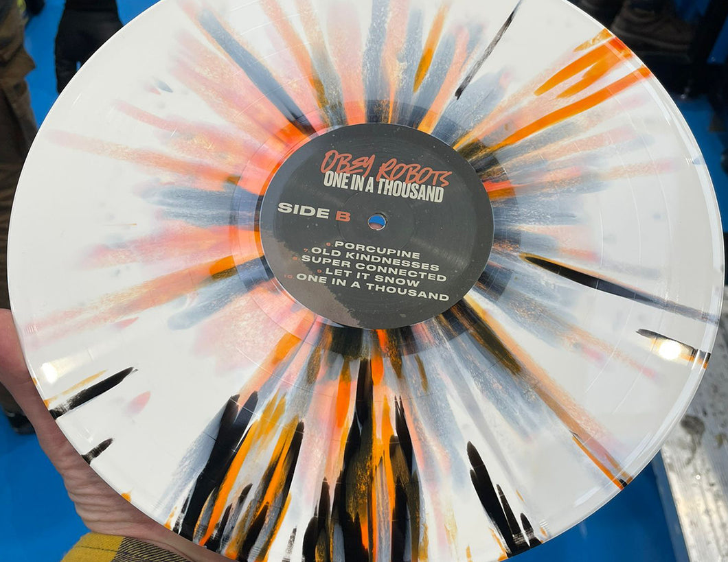 Obey Robots 'One In A Thousand' - Signed Splatter Edition (LAST COPY!)